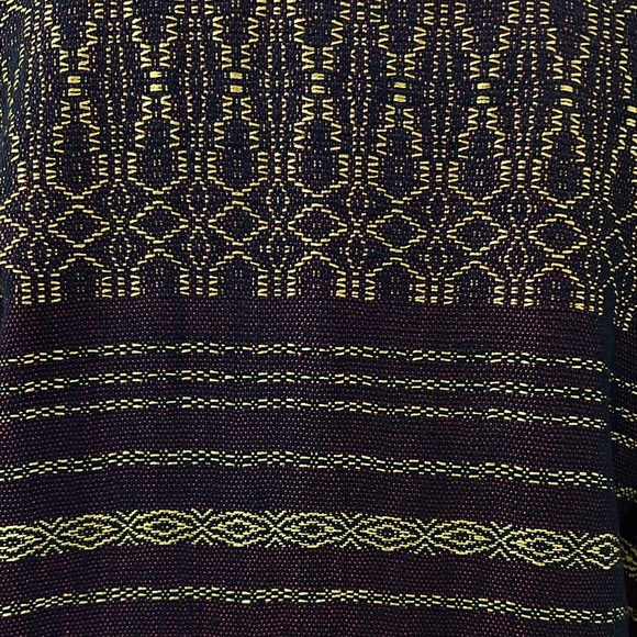 Hand loom vintage long blazer made in Oaxaca mex. - Picture 9 of 9